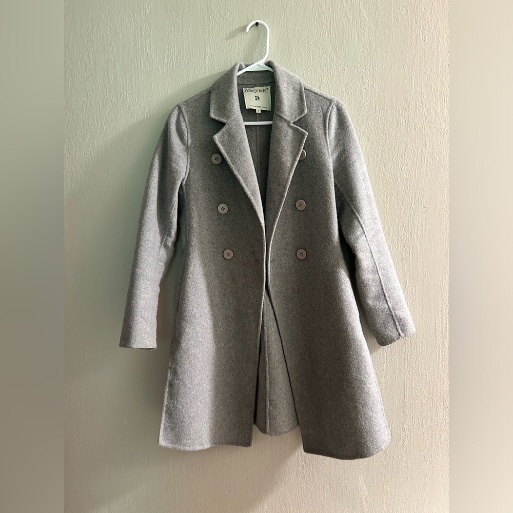 allegra k long coat